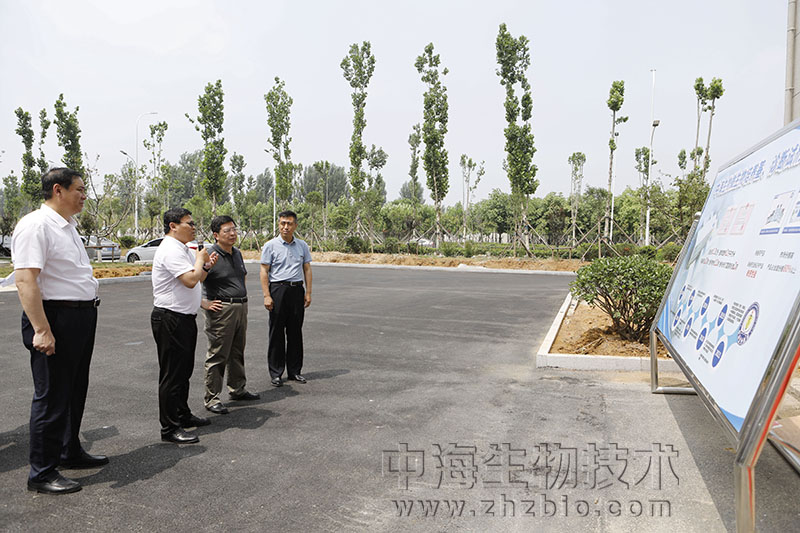 棗莊市委書記陳平調(diào)研中國獸藥谷及中海生物等重點項目建設(shè)情況圖片